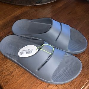 OOFOS UNISEX SLATE SLIDE FLIP FLOP SANDALS MENS 11 WOMENS 13 NWT